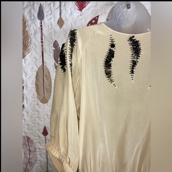 Anthropologie Yoana Baraschi 100% Silk Blouse M - Picture 11 of 16
